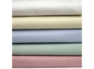 60" x 80" x 12" T-180 Blue Queen Percale Fitted Sheets